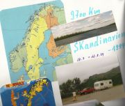 Route durch Skandinavien
